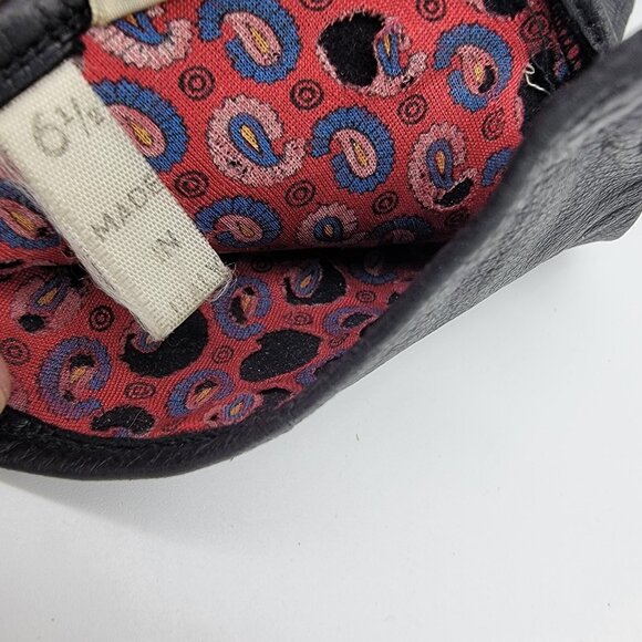 Vintage Fine‎ Black Leather Driving Gloves For Gimbels Women Sz 6 1/2 ITALY - Picture 4 of 9